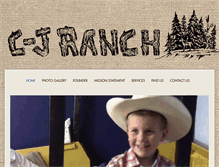 Tablet Screenshot of cjranch.com